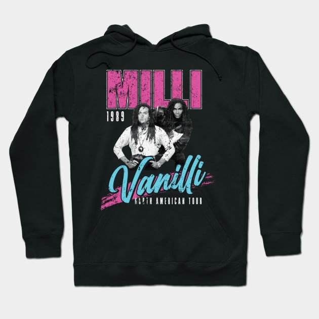 Milli Vanilli Concert Tour 1989 Hoodie by MindsparkCreative